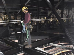 Acuren Ropes Team in Action at Rogers Place