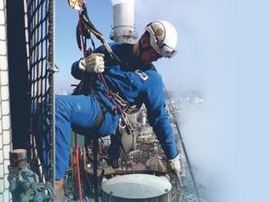 Acuren Rope Access Integrated Services technician