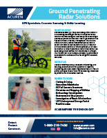 Ground Penetrating Radar brochure thumbnail